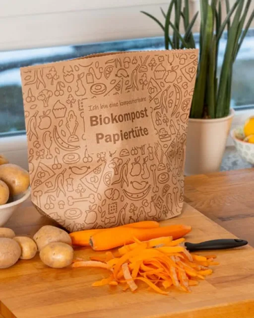 Biokompost-Papiertüten