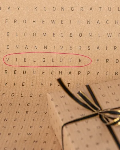 Geschenkpapier grüner Farn – Rolle 50cm