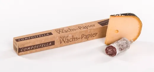 Naturwachspapier 8-m-Rolle