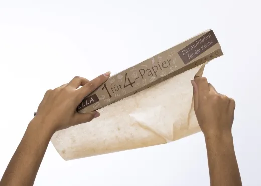 1 für 4-Papier Haushaltrolle