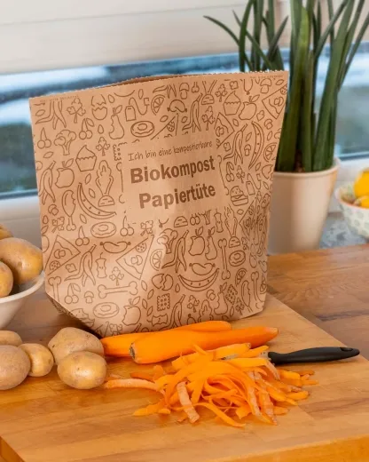 Bio-Kompost-Papiertüten